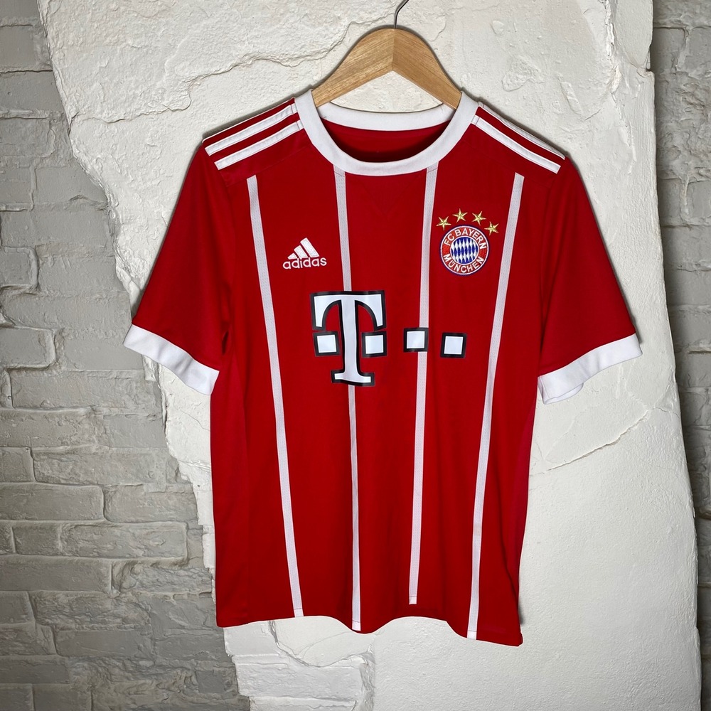 Adidas FC Bayern‎ Munchen Jersey Youth XL Red White Soccer Shirt 15 Exeter